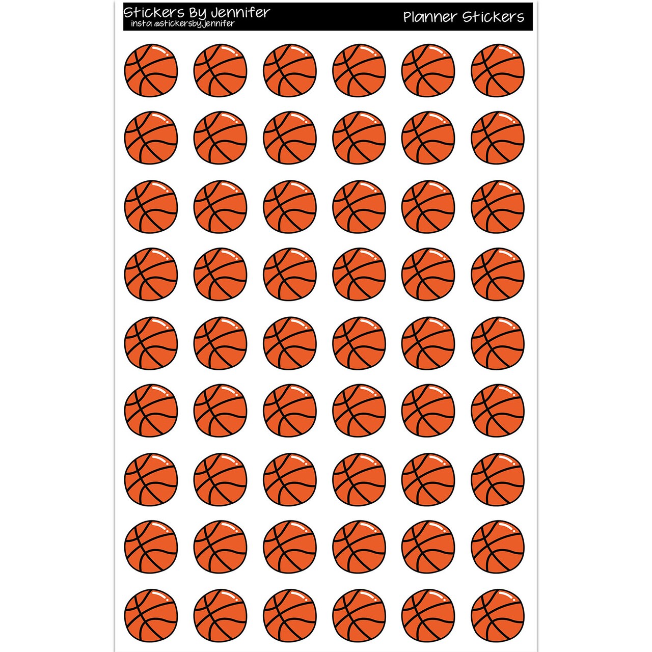 Basketball Planner Stickers Scrapbooking Kids DIY Arts Crafting
